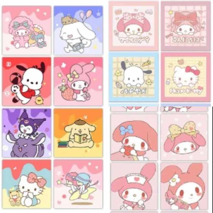 Kuromi Sticker Sheet! ~ Cute Sanrio Stickers for Scrapbooks & Crafts!