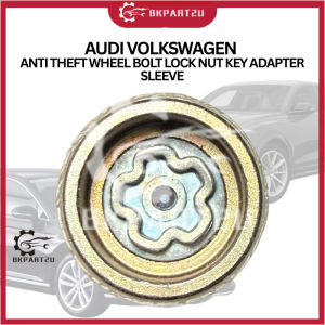AUDI VOLKSWAGEN  ANTI THEFT WHEEL BOLT LOCK NUT KEY ADAPTER SLEEVE