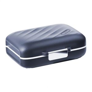 FFBH Medicine Storage Large Capacity 7 Compartment Weekly Pill Organizer with Moisture Proof Seal Design Portable Travel Medic P7Q2M