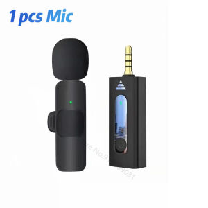 Wireless Microphone Lavalier Lapel 3.5มม. Mic ไมค์ไร้สายหนีบเสื้อ  สำหรับกล้องสมาร์ทโฟนไมโครโฟนสำหรับ YoutubeInterview Live Broadcast Gaming Mic สำหรับโทรศัพท์ Android iPhone Samsung oppo vivo Xiaomi Huawei