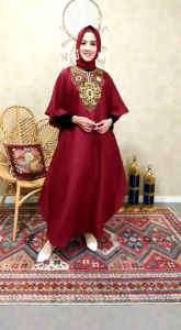 Laila 2 kaftan Jumbo/kaftan muslim premium/kaftan murah.