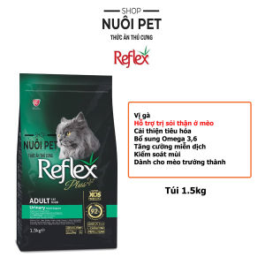 Thức ăn hạt Reflex Urinary Chicken 1.5kg cho mèo trưởng thành hỗ trợ tiết niệu Hạt cho mèo tiết niệu