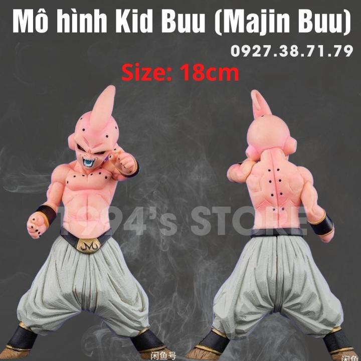 Mô hình Dragon Ball Kid Bư - Kid Buu - Majin Buu - Ma Bư ốm cao 18cm cực ngầu, cực chi tiết, mô hình 7 viên ngọc rồng