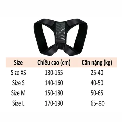 Đai chống gù lưng nam nữ Posture corrector điều chỉnh tư thế SPORTY BC16
