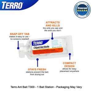Terro Ant Bait T300 1 Bait Station - Packaging May Vary
