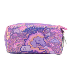 Úc smiggle ban đầu trẻ em bút chì trường hợp màu tím màu trắng đám mây Kỳ Lân nhím Túi ví cầm tay cô gái mát mẻ trẻ em lưu trữ văn phòng phẩm