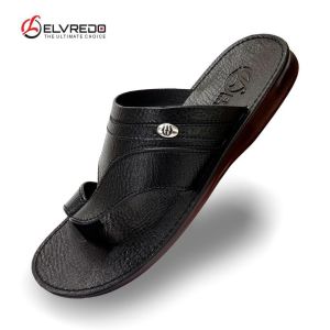 Sandal Jepit Pria Kulit Karet Anti Slip K-07 Elvredo