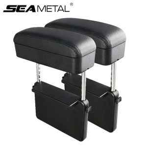 Car Armrest Box Elbow Support Adjustable Car Center Console Arm Rest Box Auto Seat Gap Organizer