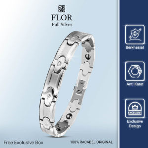 Gelang Kesehatan Original 100% Racabel Flor untuk Wanita - Terapi Batu Magnet Asli