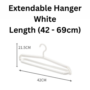 Adjustable Retractable Clothes Hanger Extendable Bath Towel Drying Rack Non Slip Traceless Drying Hanger