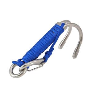 Nhỏ gọn Ví kép móc làm bằng thép không gỉ cho lặn leo núi và chèo thuyền ăn mòn bằng chứng bánh răng ngoài trời