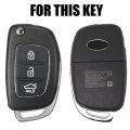For Hyundai Creta I20 Tucson Elantra Santa fe Silicone Remote Key Case Fob Shell Cover Skin Jacket Sleeve 2016 2017 2018 2019. 