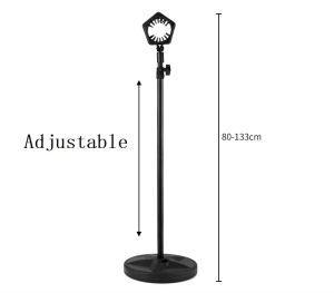 Pet Hair Dryer Hairdryer Stand Holder Rotatable Hands Free Floor Standing 180 Degree Rotating Lazy Blow Bracket Blower Mount Support for Dog Cat Hair Styling Grooming