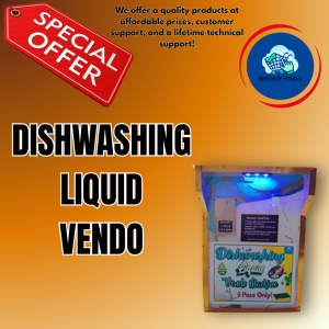 DISWASHING LIQUID VENDO MACHINE COIN OPERATED DISWASHING LIQUID