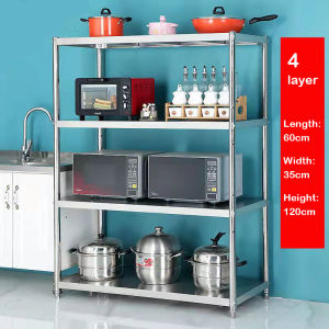 3/4 Layer Stainless Steel Kitchen Organizer: A Room Storage Solution