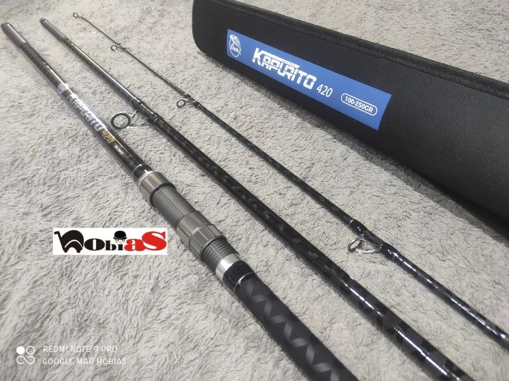joran pancing sabung 3 surf ORCA KAPURITO PLUS 420 dan ORCA KAPURITO 420