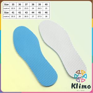 Klimo Summer Ice Cool Feeling Shoe Pad Deodorant Insoles Breathable and Soft Men and Women Comfort Insole