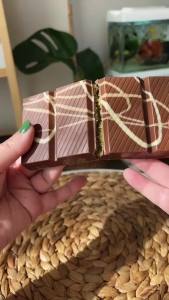 UniqBite Dubai Chocolate Bar Pistachio 7 oz (200gr) Crunchy Loaded Knafeh Chocolate Bar with Pistachio Cream and Kataifi