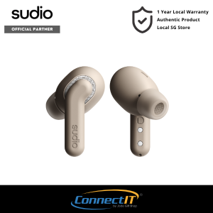Sudio E4 Pro Wireless Earbuds with Hybrid Active Noise Cancellation With Enhanced Microphones For Call (1 Year Warranty)