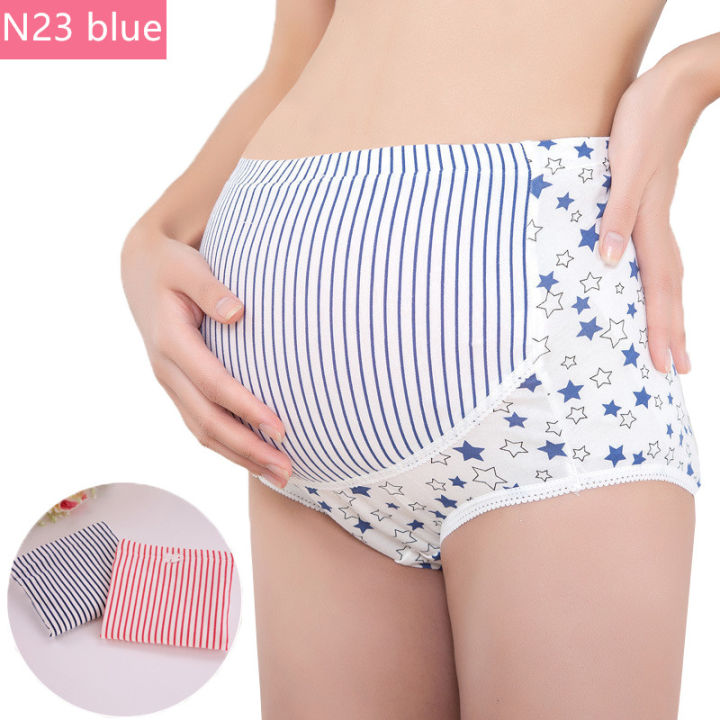 2020 Pregnant Women s Underwear Cotton Maternity Adjustable High Waist  Panties Plus Size
