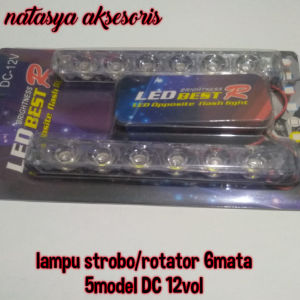 lampu strobo/roatatorlampu strobo 6mata termurah/lampu rotator terlaris/lampu strobo 6mata 12vol