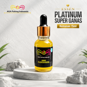 AGA Essen PLATINUM SUPER GANAS Campuran Umpan Pancing Segala Jenis Ikan 15ml