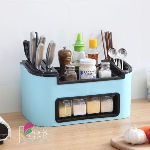 SGA RT103 Tempat Bumbu Dapur Rak Bumbu Dapur Tempat Pisau Sendok Rak Alat Memasak Kotak Bumbu Rak Dapur Bumbu 4 Laci