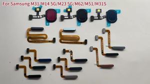 Original Fingerprint Flex for Samsung M31 M31S M51 M62 M14 M23 5G Mobile Phone Fingerprint Sensor Flex Cable Parts