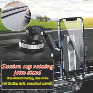 Strong Suction Cup Phone Holder Universal Windshield Dashboard Mount Large Suction Cup Trucks Cars Compatible New Arrival Car Mount Accessories