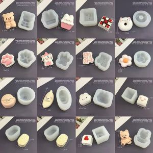 NEXASHOP 1Pcs Animal Bunny Kitten Silicone Mold Cute Cartoon Cartoon Mold Durable Multifunctional Baking Mould For Baking Egg Bites Muffin Top Pan Cake Chocolate Pie