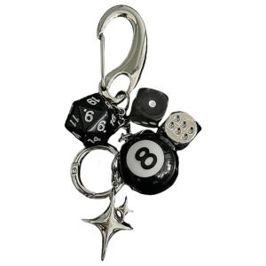 Elegant Acrylic Dices Phone Bag Embellishment Offering Both Practicality And Style For Modern Fashion Lovers