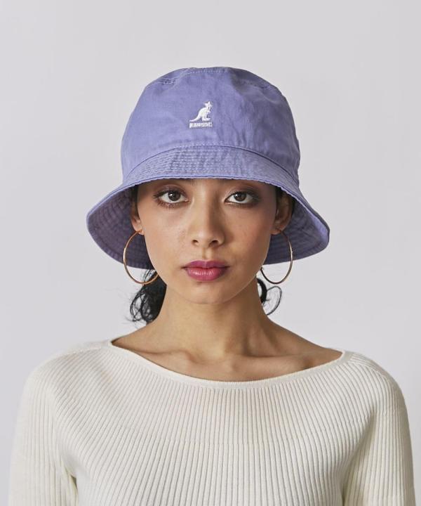 Kangol%20Washed%20Bucket%20Kangaroo%20Canvas%20Washed%20Basin%20Hat%20Shading%20lisa%20with%20flat-topped%20fisherman%20hat%20-%20Image%205