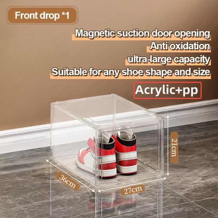 2025 New-have Transparent sneaker shoes rack cabinet Acrylic Shoe Box ...
