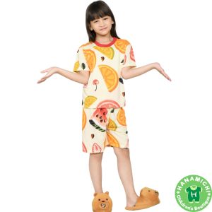 Kiminori ARIN.ST Setelan Baju Anak Perempuan Lengan Pendek