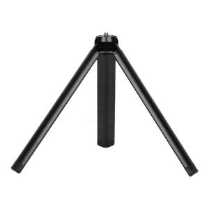 Aluminum Alloy Tabletop Tripod Phone Stand Holder with 1/4 Screw for DSLR Camera Gimbal Stabilizer and Monopod Black