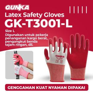Sarung Tangan Safety Kerja Latex INGCO HGVL08 / Nylon Nitrile Gloves