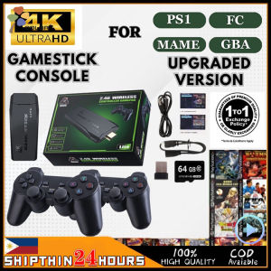 10000Games 64GB M8 Video Game Console With 2.4G Wireless Double Game Controller 9 Emulators 4K Ultra HD Video Gamestv 2 Player Portable Gaming Machine Controller Family Video Game Console For TV Projector