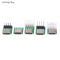 【Jettingbuy】flash Sale 5 cái TYPE-C USB 3.1 16 pin nữ để 2.54mm Loại C kết nối 16 P Adapter bảng PCB cho cáp dữ liệu. 