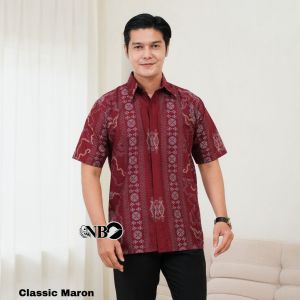 Batik Couple Pasanga Terbaru Sarimbit Atasan Motif Mahadewi - Batik Kembar Putra