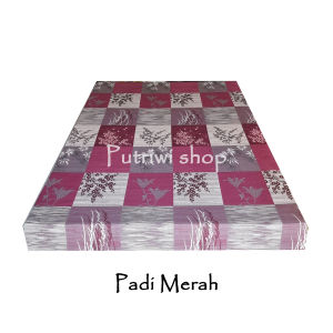Sprei Kasur Busa Resleting Tebal 30 cm Semua Ukuran Motif Bunga Aesthetic Karakter