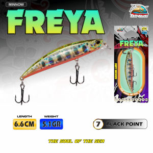 UMPAN PANCING LURE MINNOW Riptide Freya Minnow Sinking Lure 6.6 cm 5.1 gram