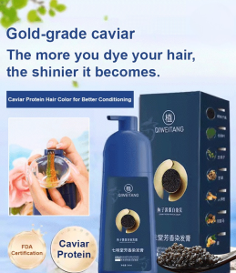Caviar Protein Hair Color Cream Plant Nourishing Natural Cover Gray Hair Hair Dye
