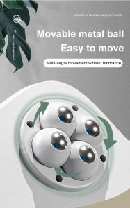 Household mute pulley thickening universal ball base laborsaving thickening ball pulley