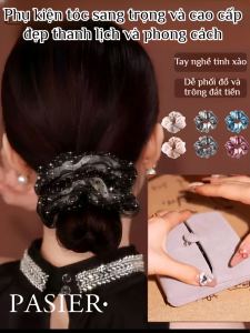 kẹp tóc duyên dáng mũ đội đầu làm tóc thời trang chất liệu mềm hiệu ứng 3d dễ thương tinh tế và tinh tế