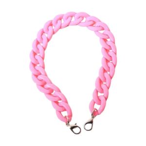 Replacement Acrylic Chain Shoulder Strap 60cm Long Handbag Chains Handle Straps for Women Shoulder Bag Purse Making