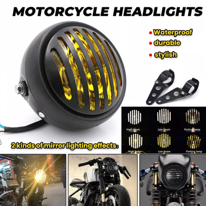 ASTRONT 5.75inch Motorcycle Headlight 35W Halogen Fits For CG125 GN125