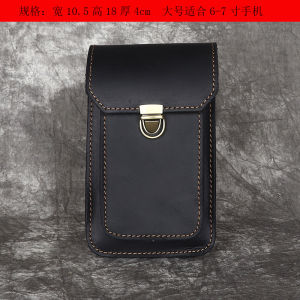 Royal Bagger Waist Packs For Men Grazy Horse Leather Retro Belt Pouch Bag Fashion Outdoor Casual Phone Pocket Purse Wallet