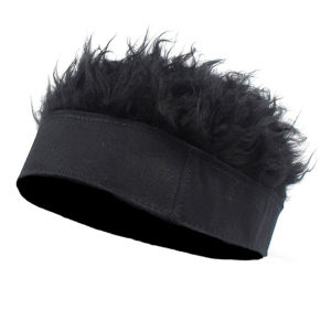 【Ready Stock】Rambut Palsu Naruto Cosplay Topi Wig Hat Short Straight Cosplay Hat Topi Kostum Hip Hop Topi -Hitam Cokelat