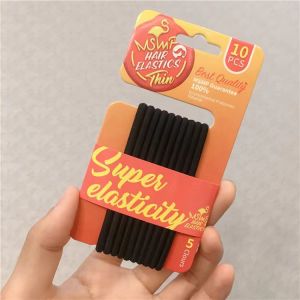 F4 Ikat Rambut Ponytail Korea Set isi 10pcs Karet Kuncir Tebal Warna Warni Elastic Hair Ties ISC001