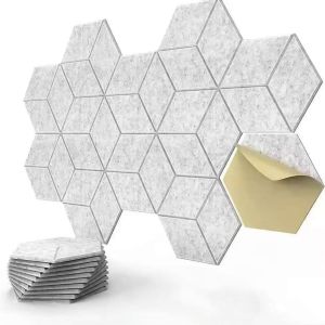 36pcs self-adhesive hexagonal sound-proof/acoustic panels effectively prevent noise wall decorative